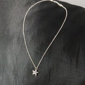Silver Star Pendant Necklace